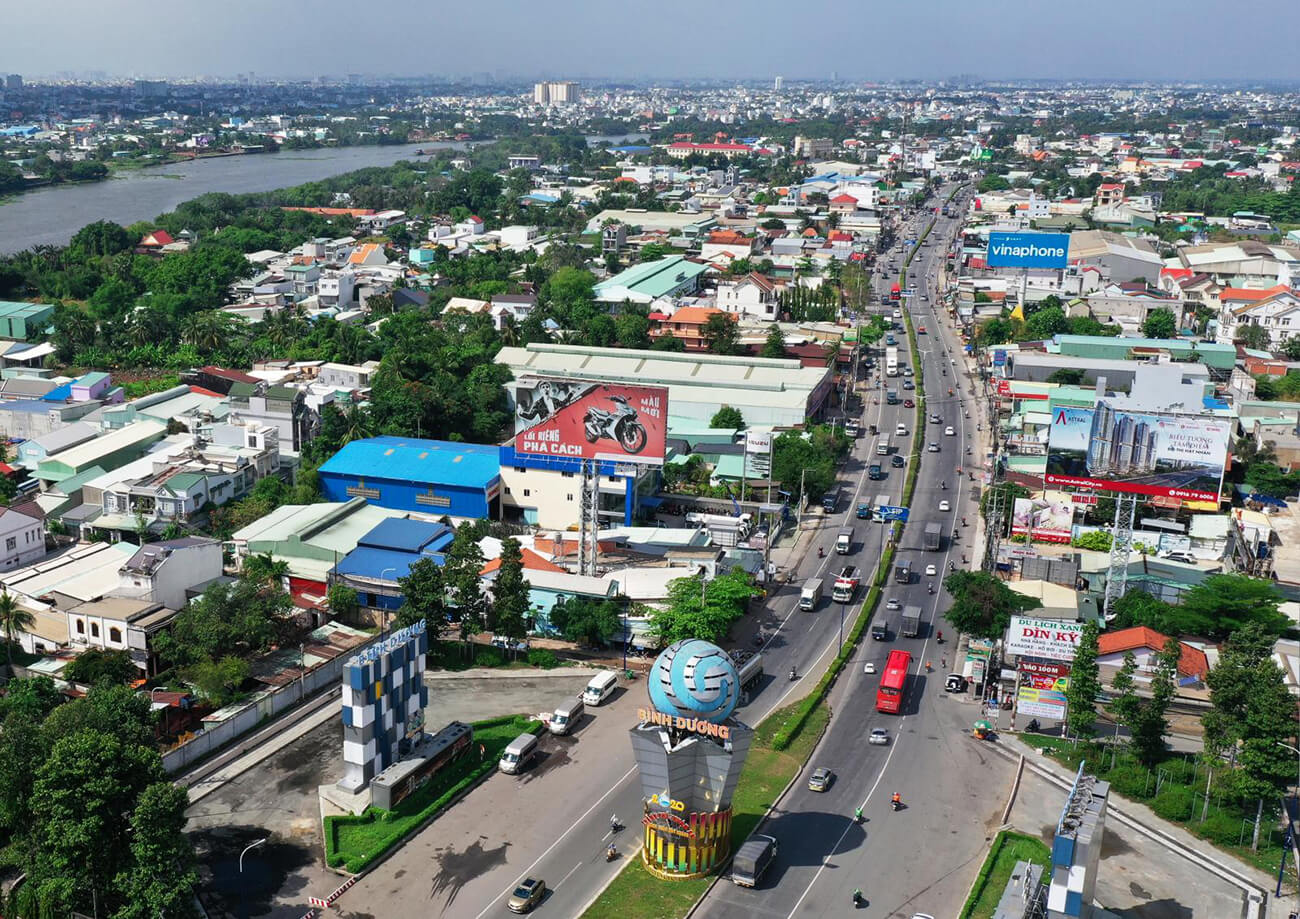 Cơ sở hạ tầng khu vực Thuận An ngày càng phát triển
