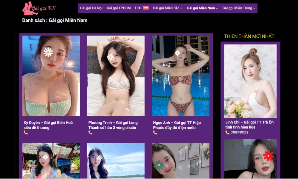Trang web Gái gọi Việt Nam cung cấp thông tin gái gọi toàn quốc uy tín