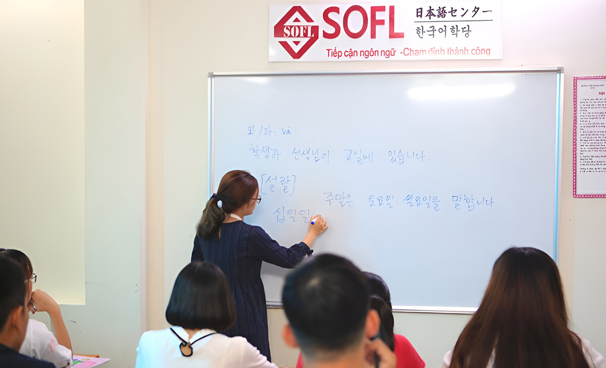Học tiếng Hàn cấp tốc và hiệu quả tại Trung tâm tiếng Hàn SOFL